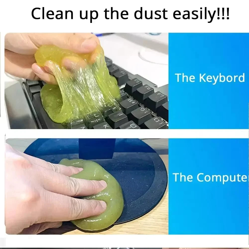 Car Cleaning Gel Slime Magic Mud Auto Interior Computer Keyboard Dirt Dust Remover Gel Car Wash Interior Cleaning Tools