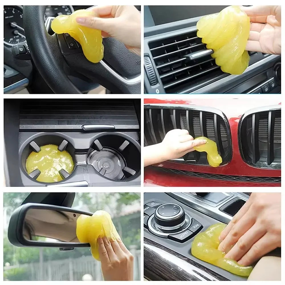 Car Cleaning Gel Slime Magic Mud Auto Interior Computer Keyboard Dirt Dust Remover Gel Car Wash Interior Cleaning Tools